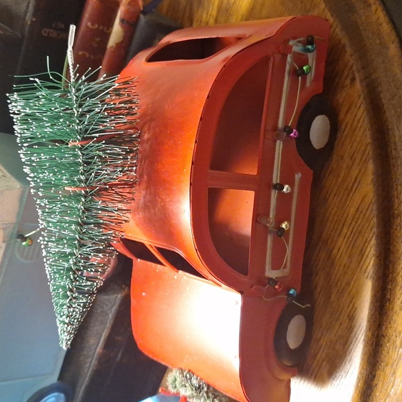 CHRISTMAS HOLIDAY DECOR METAL VEHICLES - Picture 3 of 7
